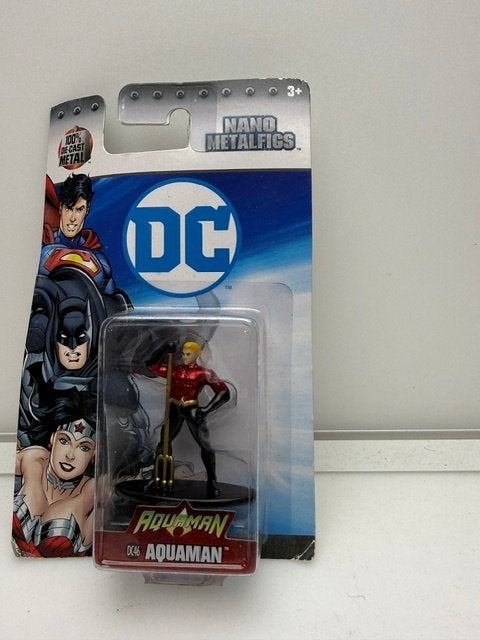 Jada Nano Metalfigs DC Aquaman nieuw in blister, Nieuw, Ophalen of Verzenden, Werkstr. 1, 90765 Fürth, Duitsland, Mail@onbekend.com