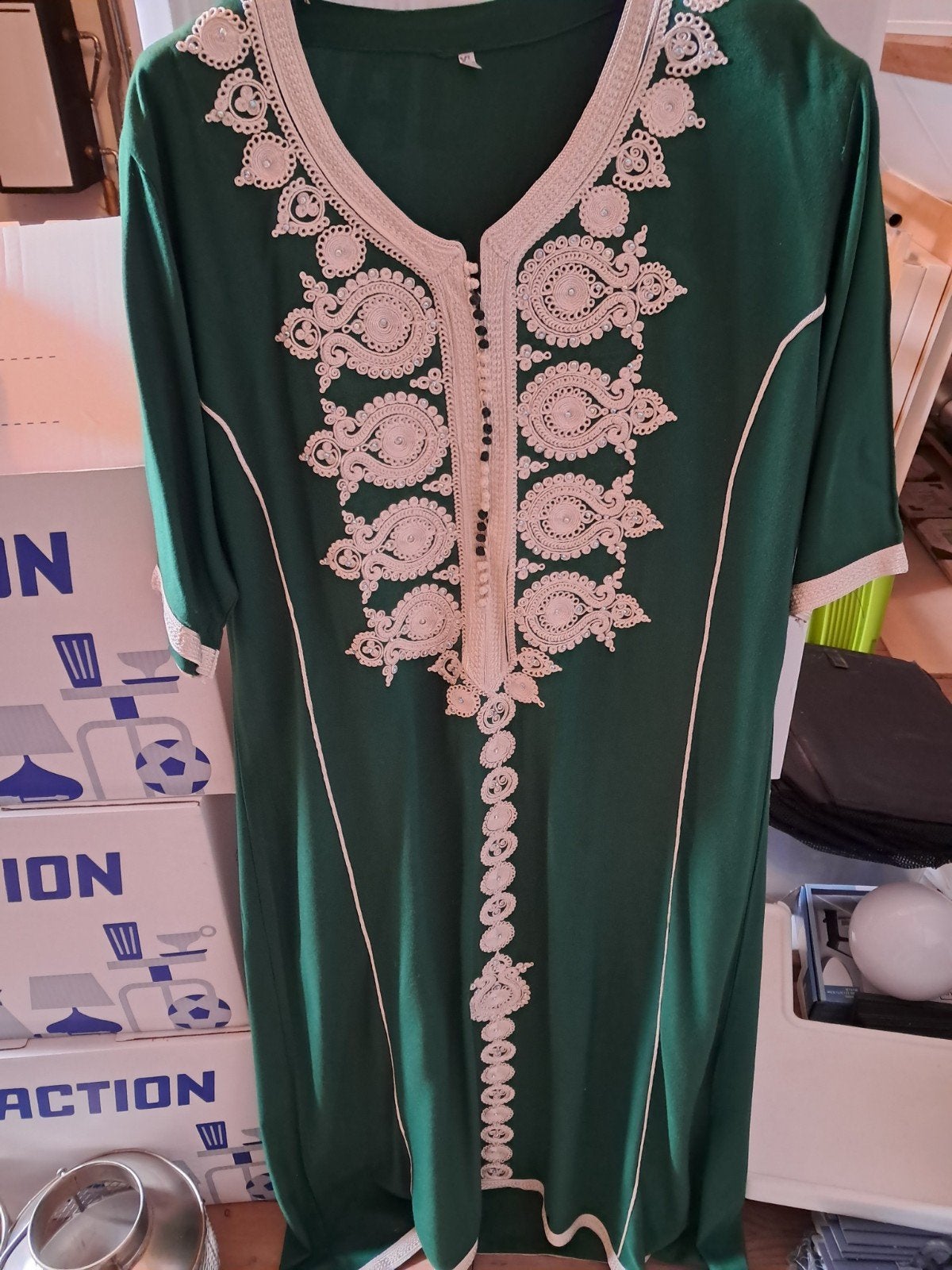Djellaba . Mooie kwaliteit. Draagbaar tot xl, Zwart, Maat 46/48 (XL) of groter, Ophalen of Verzenden, Zo goed als nieuw