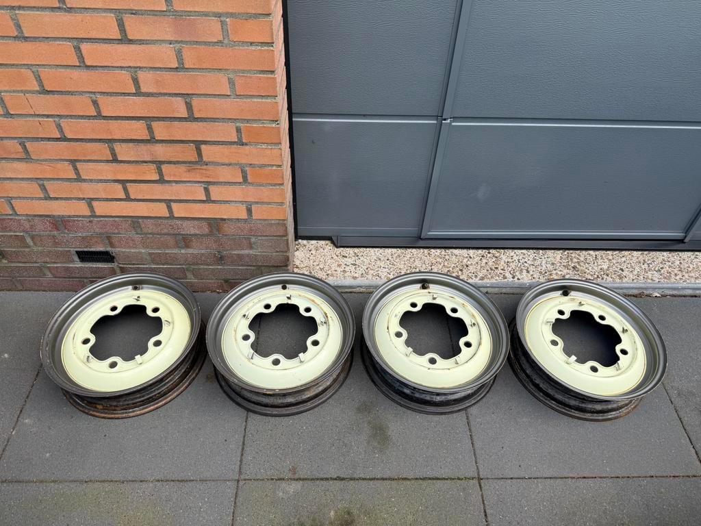 Volkswagen vw Kever stalen velgen 15 inch 5x205 4J  bj 59, Auto-onderdelen, Ophalen, Gebruikt, 15 inch, Velg(en)