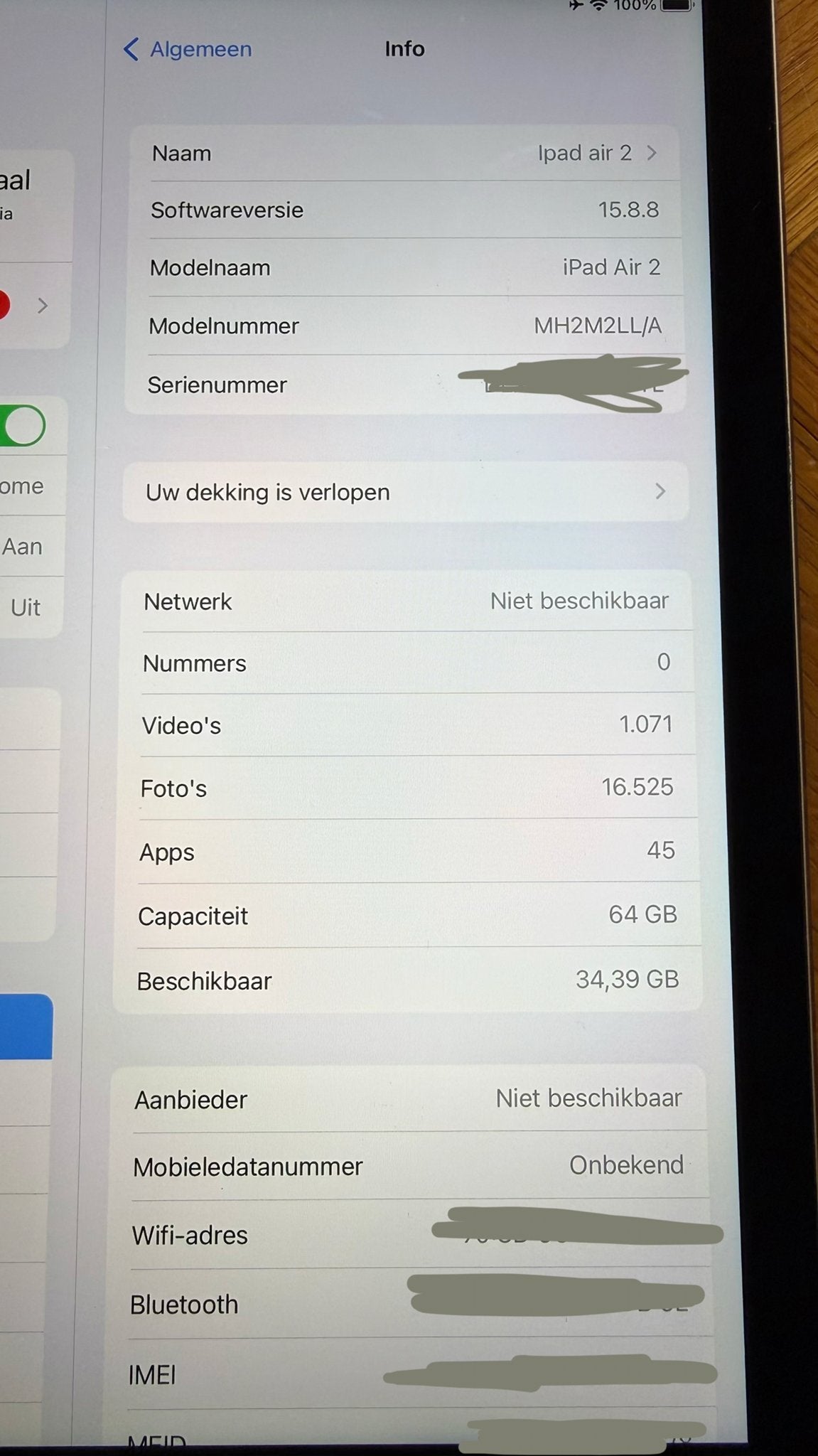 Foto 7 van Apple iPad Air 2 64GB Wifi + Cellular Zilver