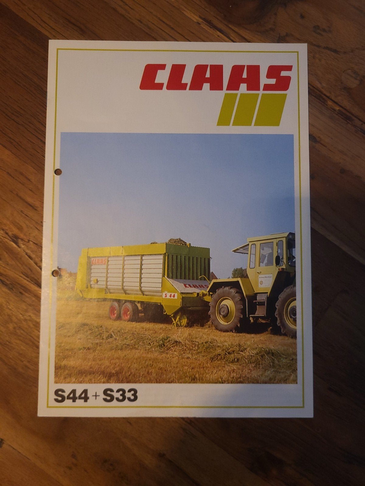 tractor folder Claas S44 S33, Ophalen of Verzenden, Zo goed als nieuw