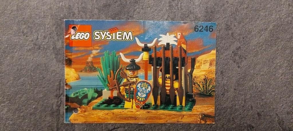 Lego 6246 System Crocodile Cage, Compleet, Gebruikt, Overige thema's, Lego