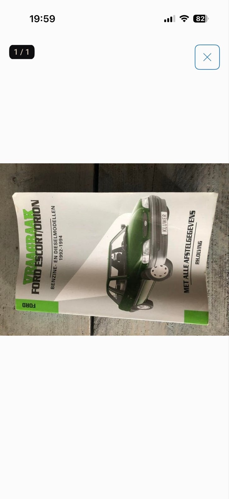Vraagbaak Ford Escort/Orion Benzine- en Dieselmodellen, Ophalen of Verzenden, Gelezen, Ford