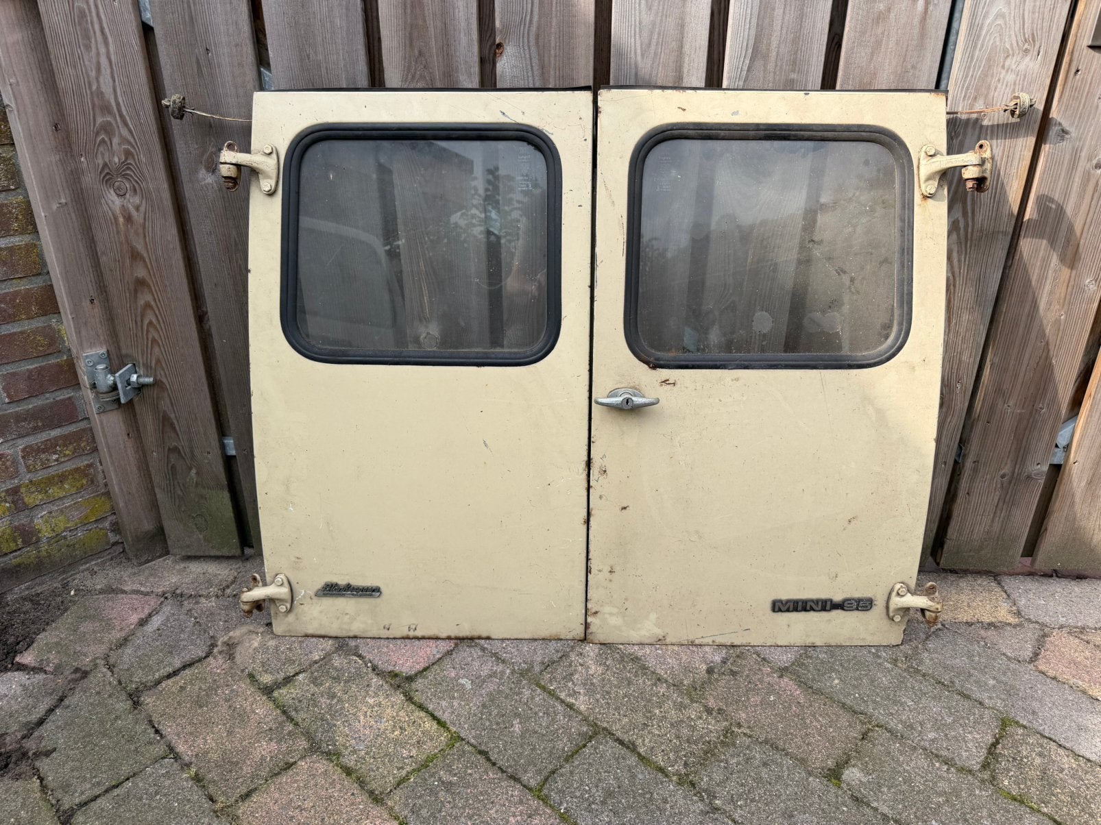 Unieke set achterdeuren Classic Mini Van/Estate-99% compleet, Auto-onderdelen, Ophalen, Gebruikt, Deur, Mini