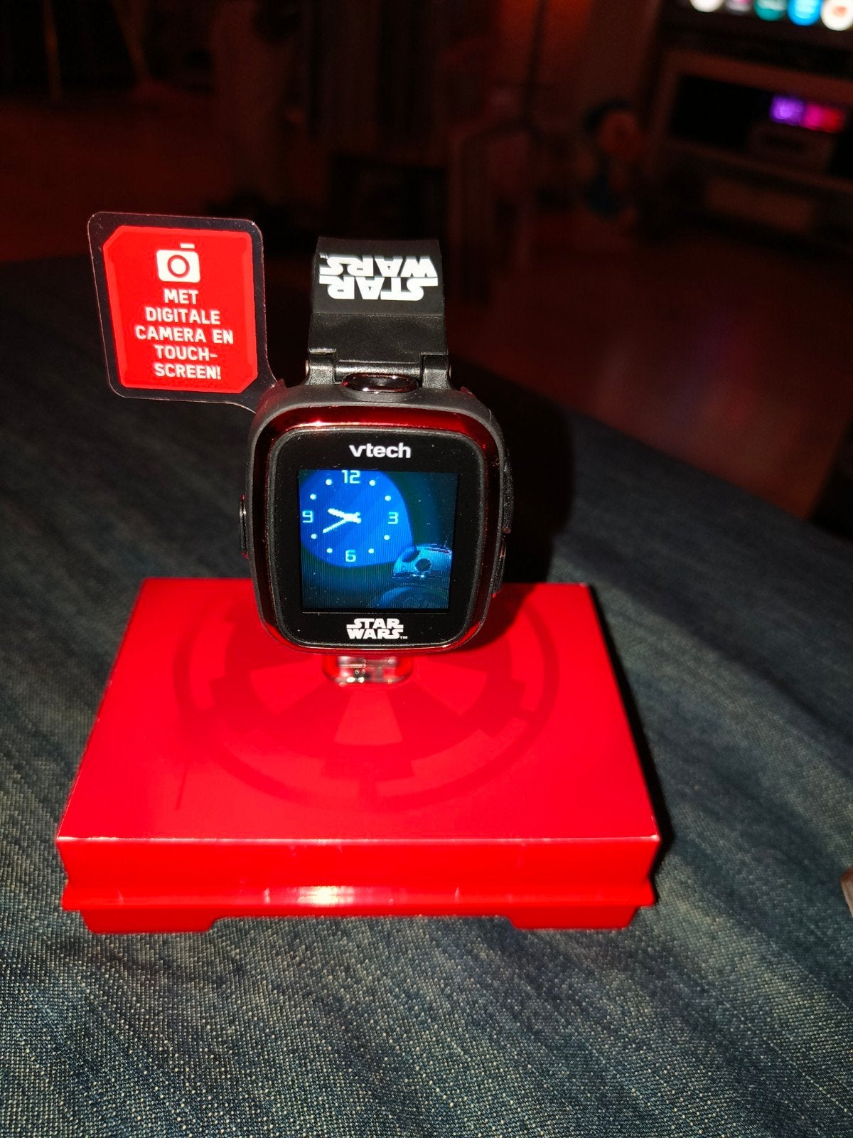 Vtech Star Wars Kidizoom Smartwatch DX2 lim. edition, Ophalen of Verzenden, Zo goed als nieuw, Zwart, Jongen of Meisje