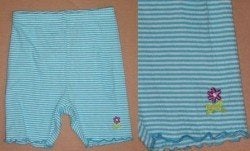 Gestreepte Gymboree short maat 80 NIEUW (0170) a, Kinderen en Baby's, Babykleding | Maat 80, Broekje, Meisje, Gymboree, Nieuw