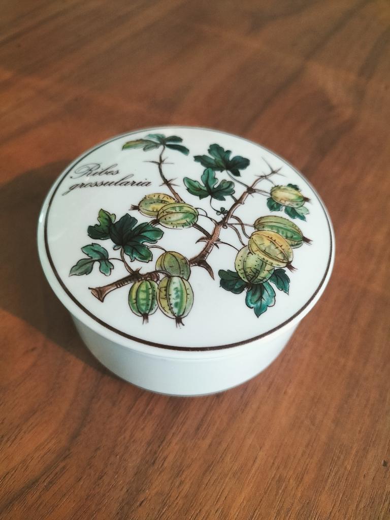 Villeroy and Boch Botanica dekseldoos -  Ribes grossulara, Ophalen of Verzenden, Zo goed als nieuw, Porselein, Overige stijlen