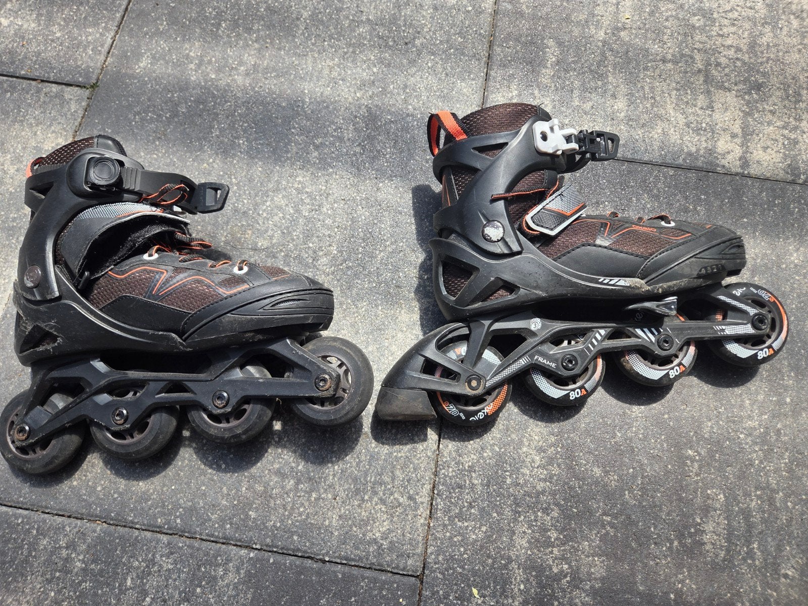Gebruikte Oxelo Skates - Maat 32 tot 35, Gebruikt, Heren, Inline skates 4 wielen, Ophalen