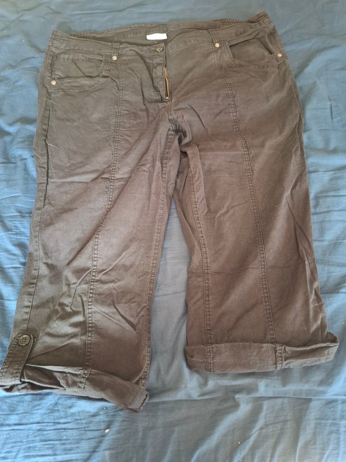 Kniebroek Maat 48, Zwart, Maat 46/48 (XL) of groter, Ophalen of Verzenden, Driekwart