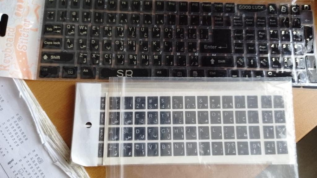 10 stuks  toetsenbord   letters Arabisch-Engels, Verzenden, Nieuw