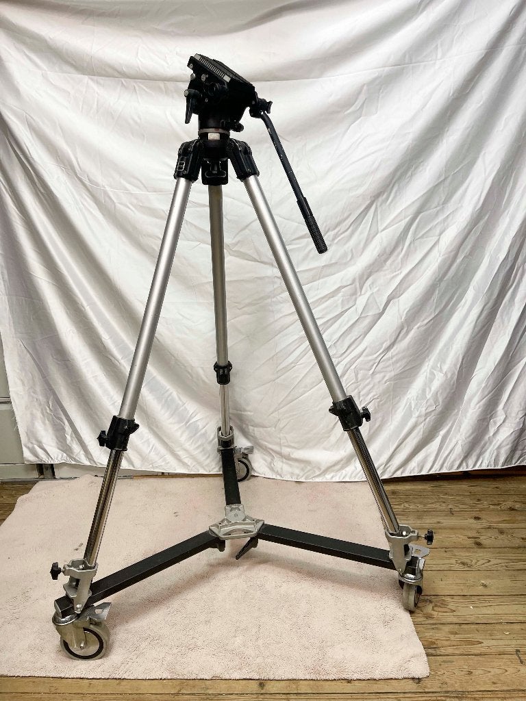 Manfrotto Professionele statief + videokop + dolly set, N, 175 cm of meer, Manfrotto, Manfrotto