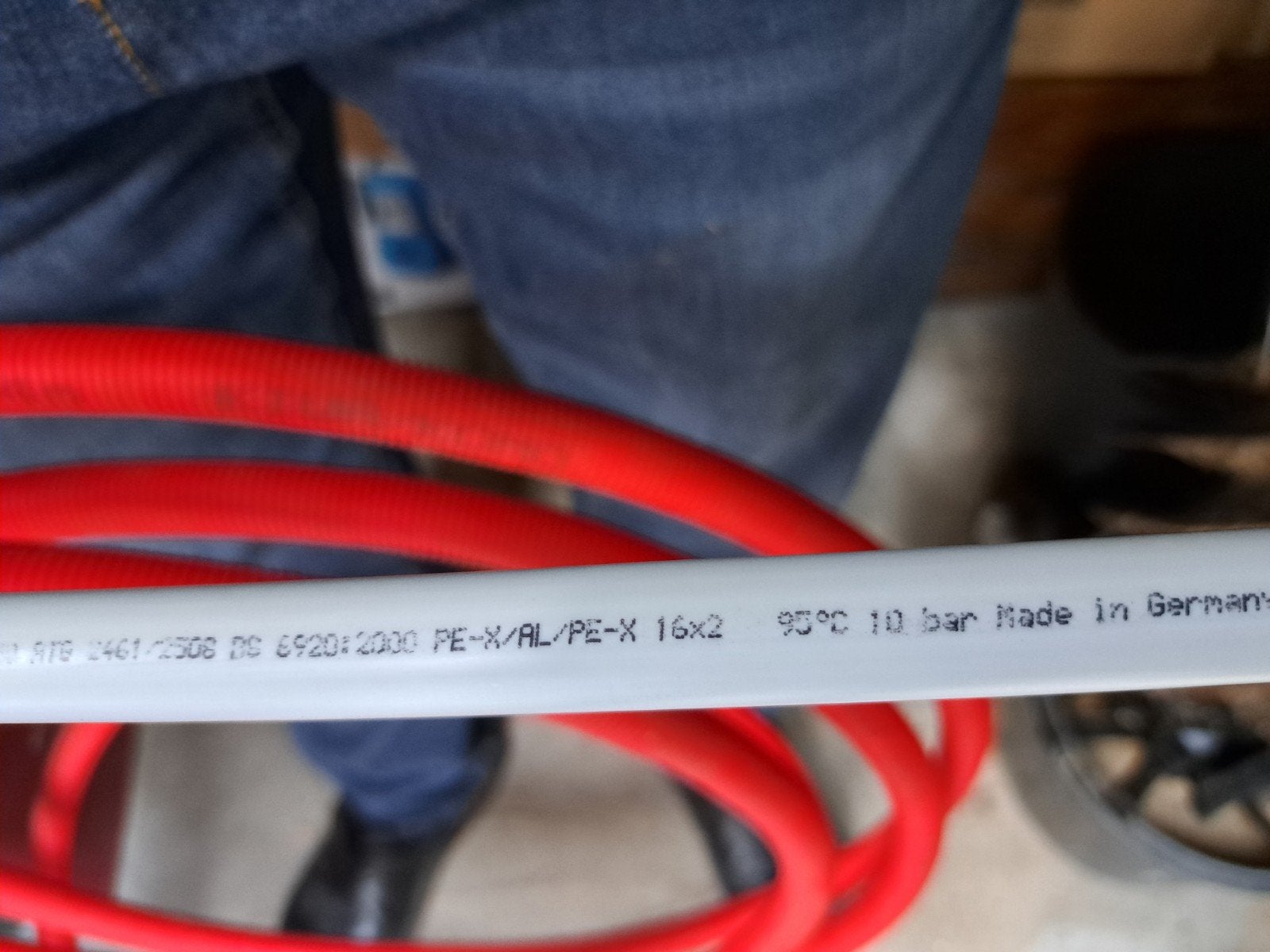 Alpen duo rood en blauw PE-X/AL/PE-X 16x2 buizen, Ophalen, Nieuw