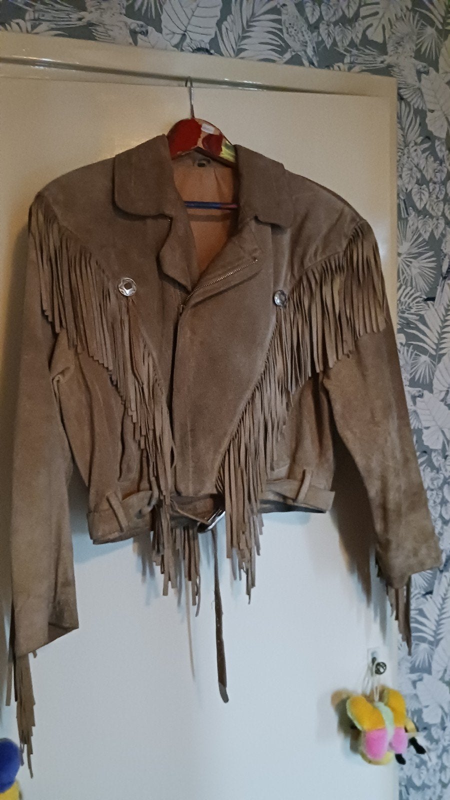 Suède damesjack vintage, Kleding | Dames, Ophalen, Gedragen, Maat 36 (S)