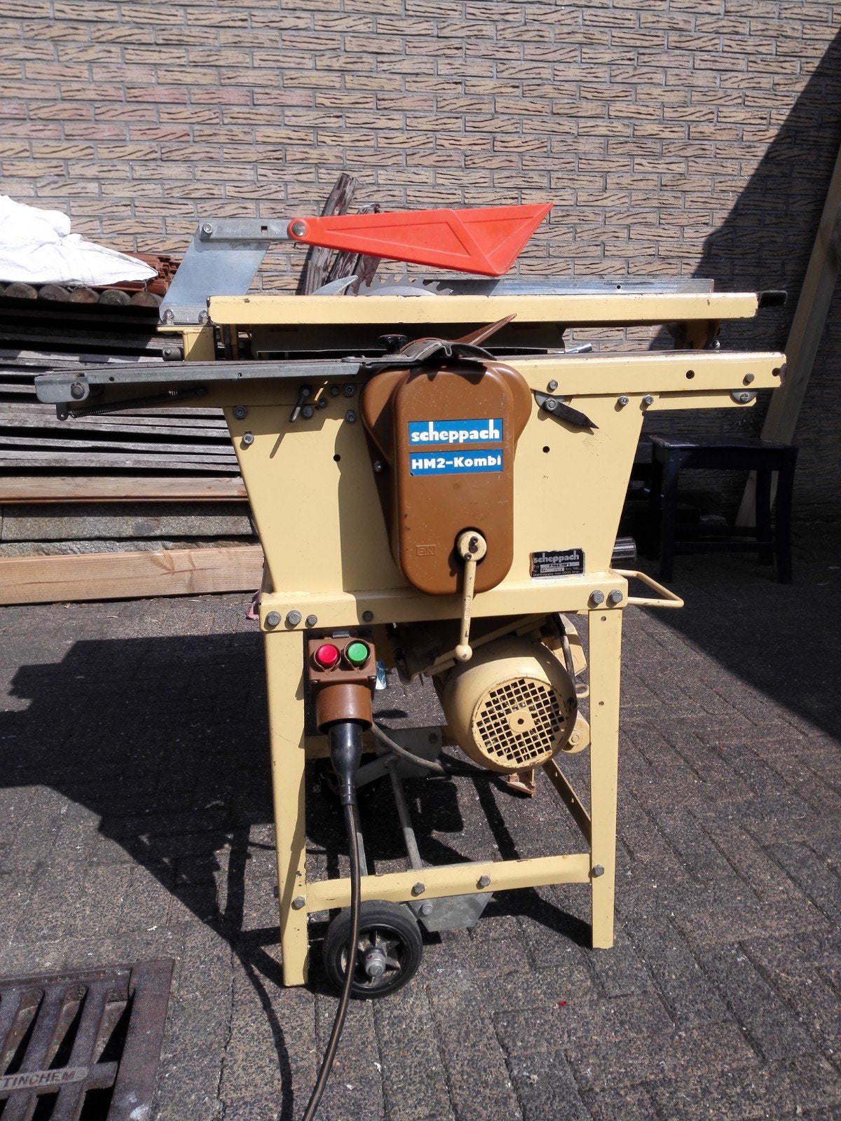 Scheppach HM2 Combi Zaag- en Vlakbank, Ophalen