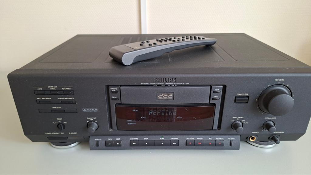Philips DCC 900 Digital Compact Cassette Recorder, Ophalen, Enkel, Philips, Tiptoetsen