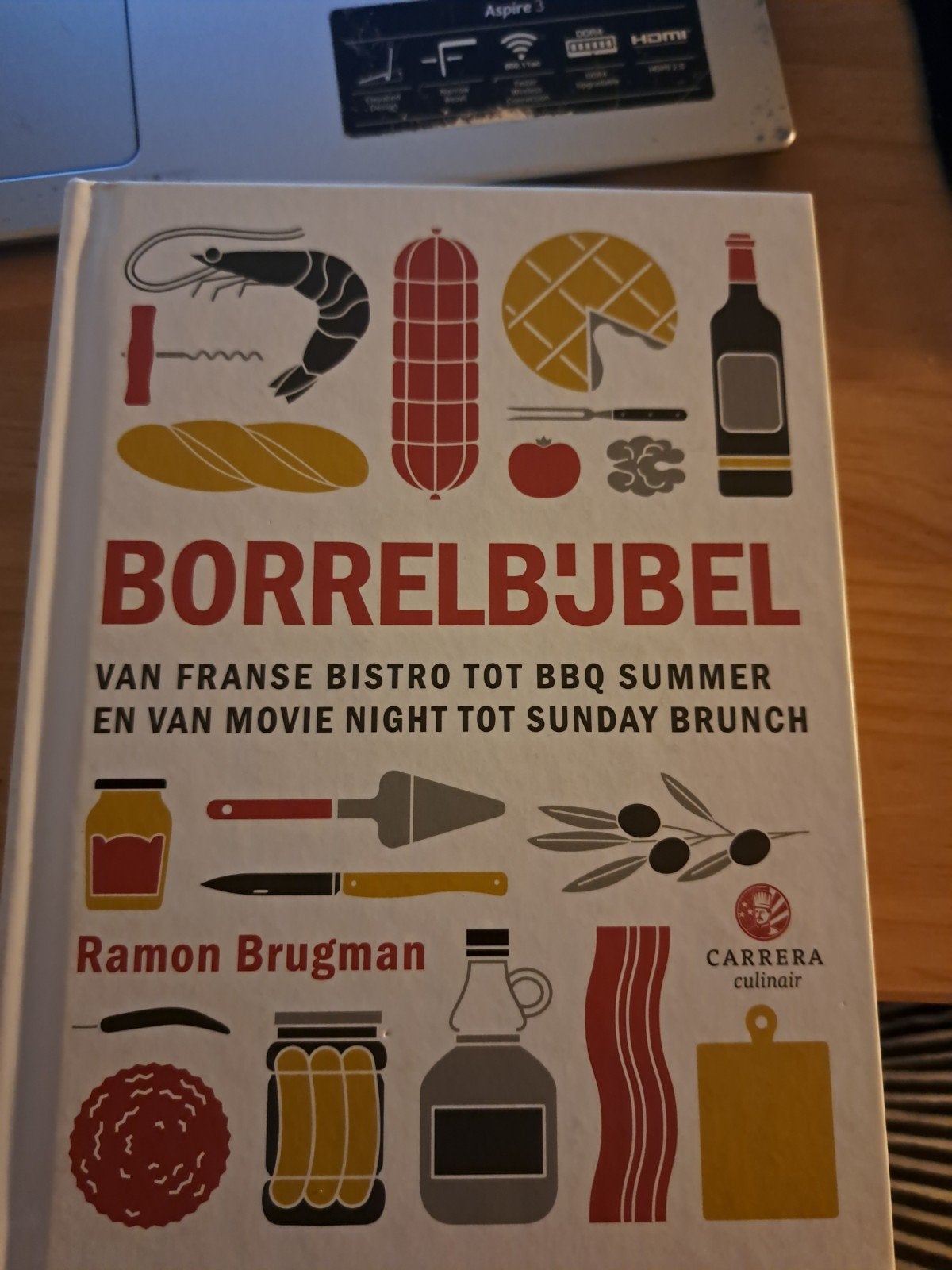 Borrelbijbel: Van Franse Bistro tot BBQ Summer, Ramon Brugman, Hoofdgerechten, Ophalen of Verzenden, Zo goed als nieuw