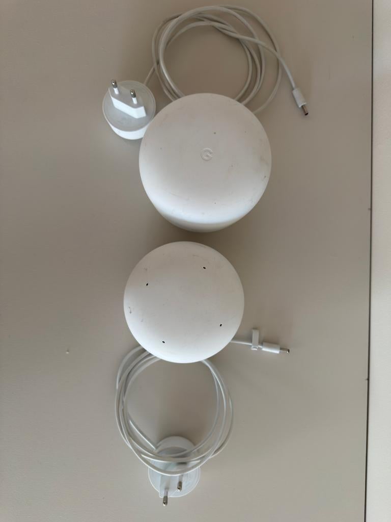Google Nest Wifi Mesh Systeem (2 stuks), Ophalen of Verzenden, Zo goed als nieuw, Router