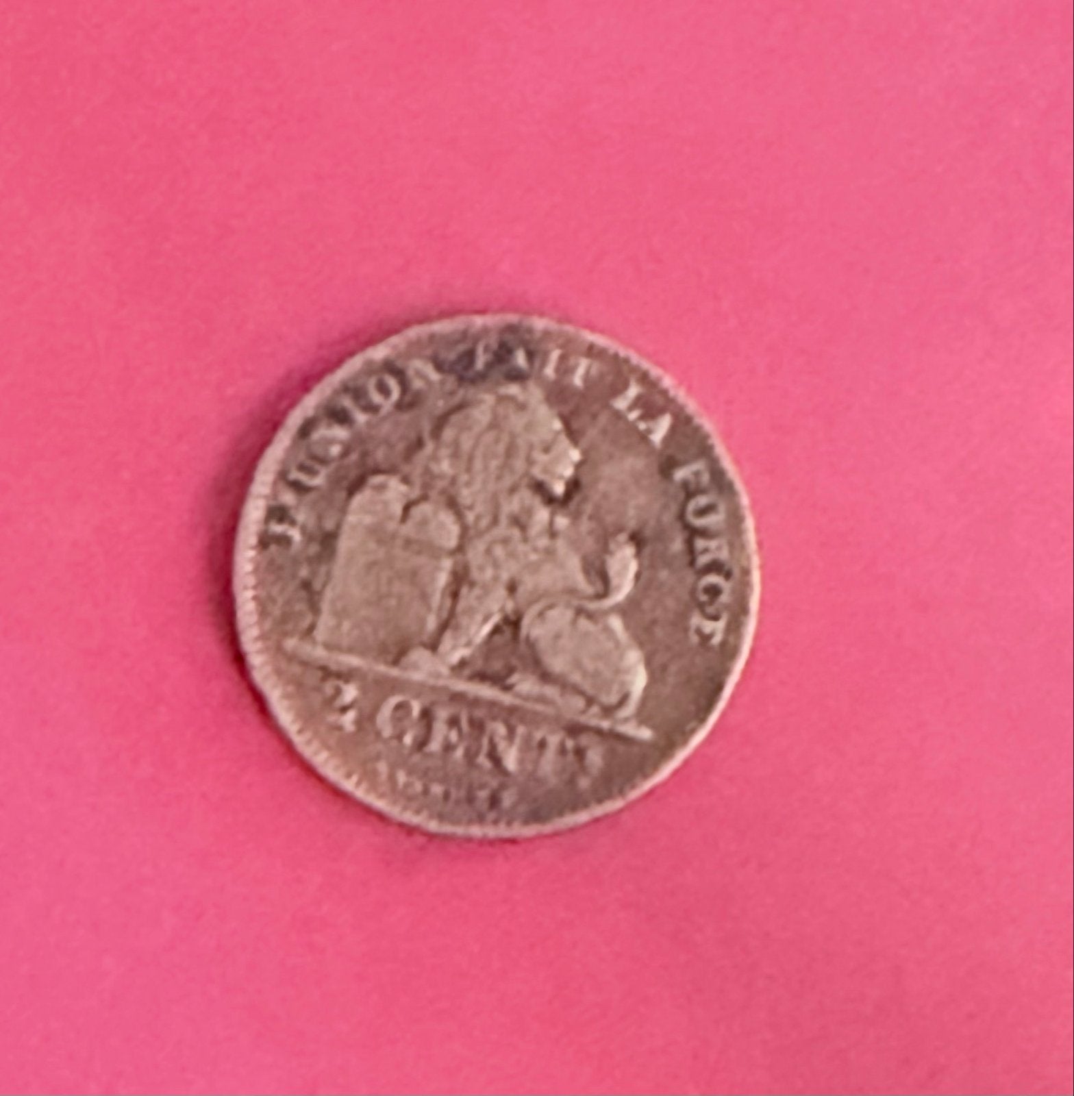 Belgische Centimes 1905 Franstalig - Leopold II, Postzegels en Munten, Munten | België, Losse munt, Metaal, Ophalen