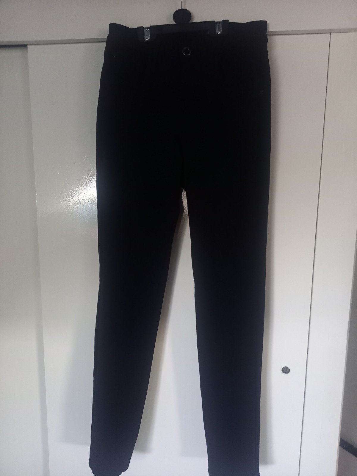 Zwarte Skinny High Waist Broek maat 36 - Parami, Kleding | Dames, Parami, Zwart, Ophalen of Verzenden, Zo goed als nieuw