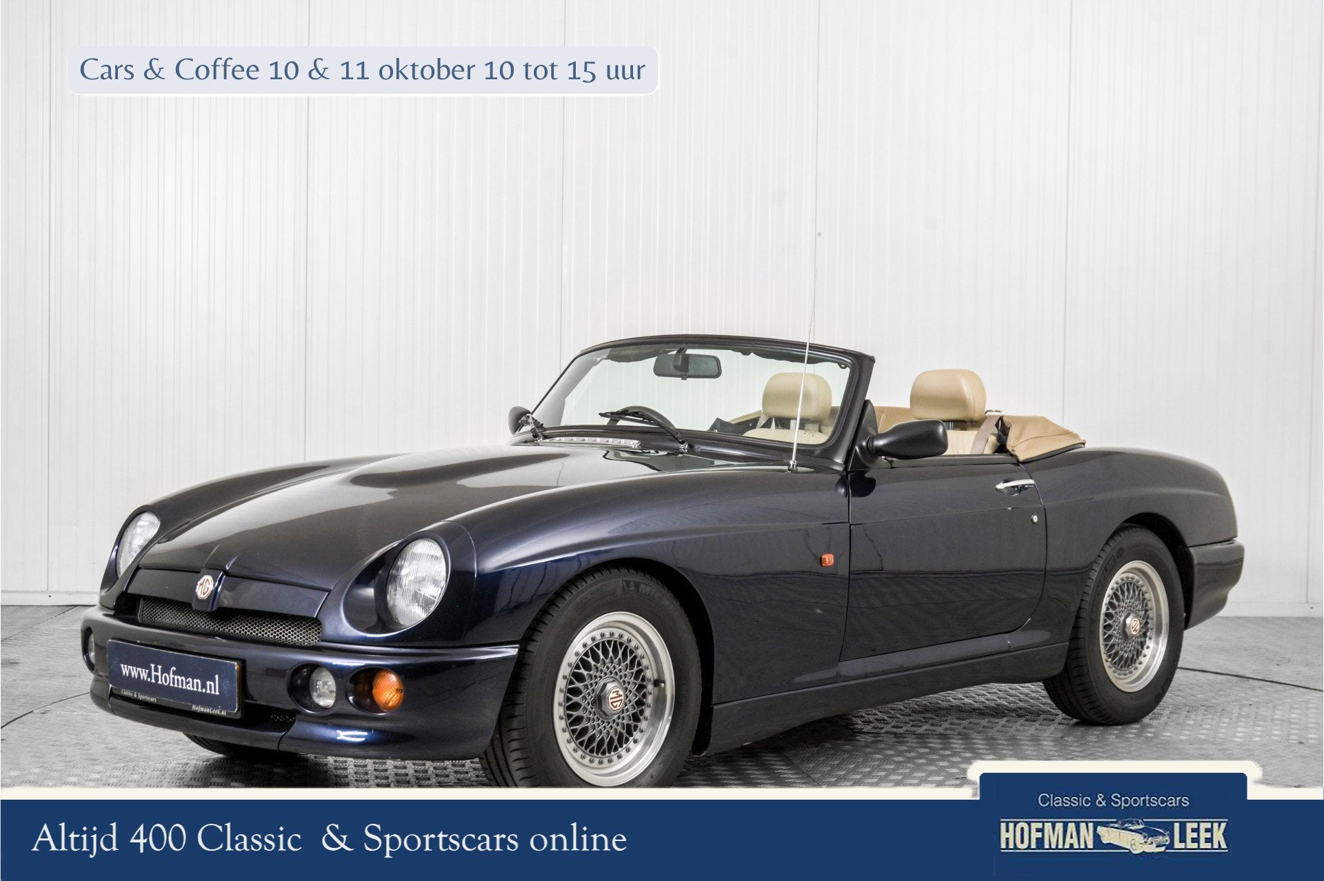 MG RV8 4.0 V8 Oxford Blue (bj 1993), Auto's, Metallic lak, Achterwielaandrijving, Gebruikt, 190 pk