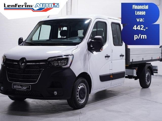 Renault Master 2.3 dCi 165 pk Kipper Dubbel Cabine 6-Zits Ai, Auto's, Voorwielaandrijving, Stof, Gebruikt, Renault