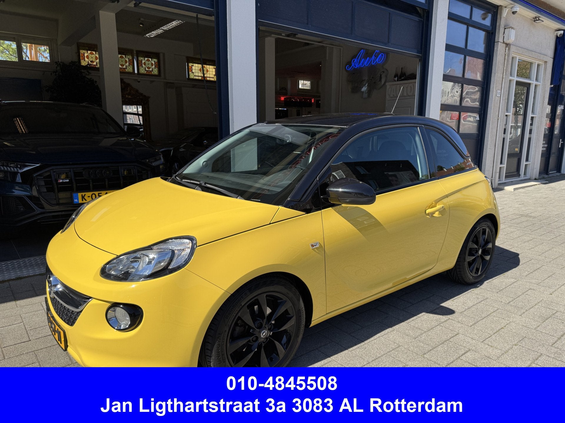 Opel ADAM 1.4 Unlimited AUTOMAAT/NAVI/CLIMA (bj 2016), Auto's, ADAM, 4 cilinders, 4 stoelen, Leder en Stof