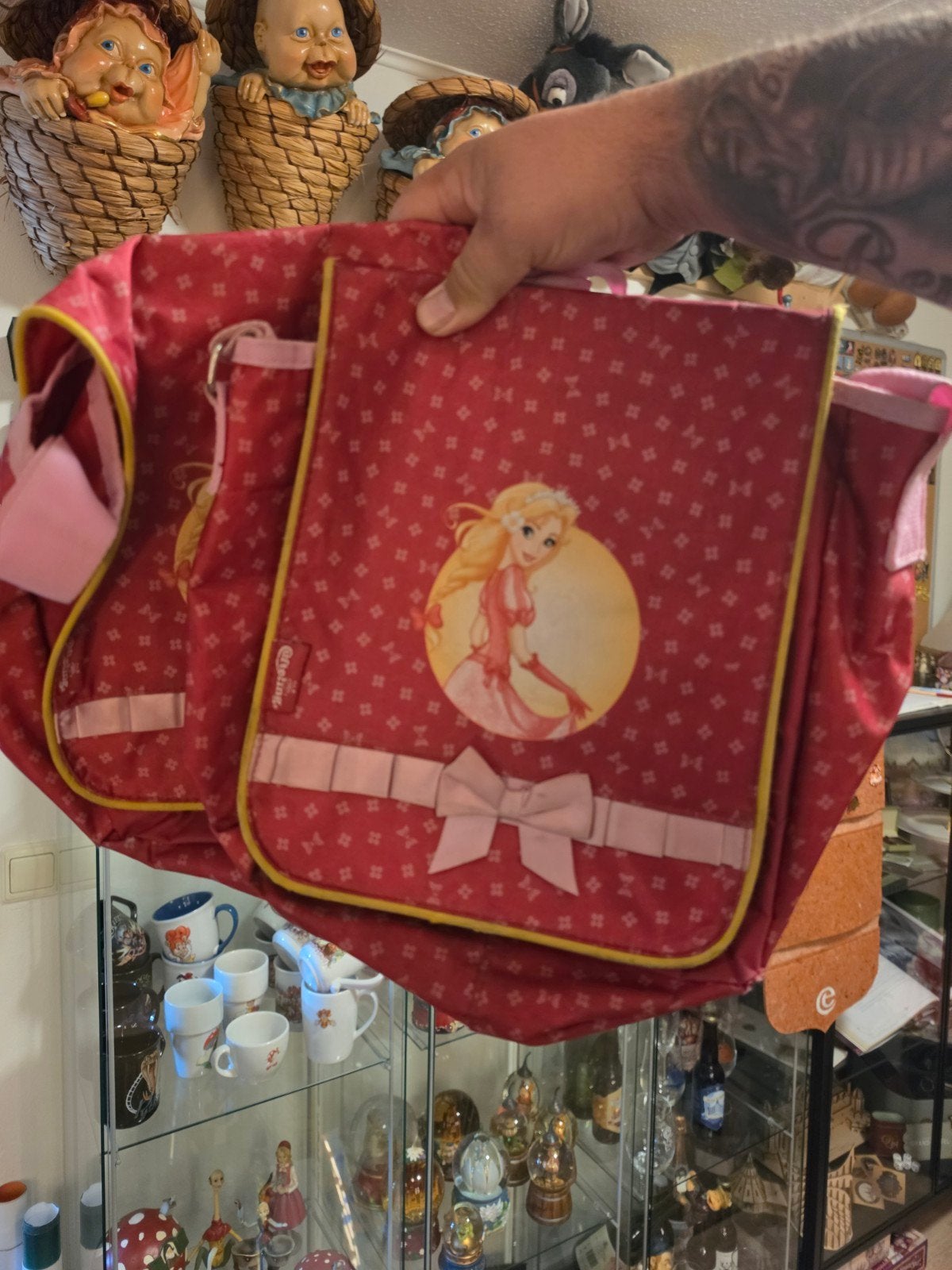 2x schouder tas assepoester efteling, Ophalen of Verzenden