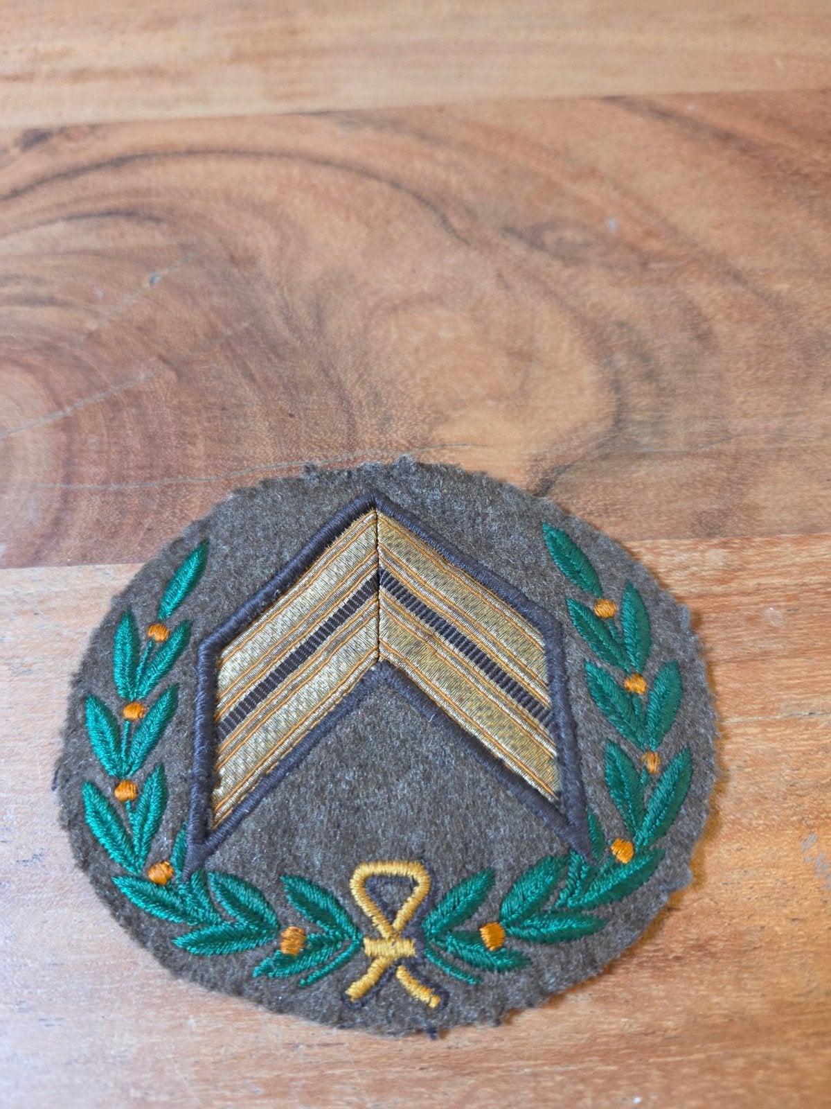 Oude nl rang, Ophalen of Verzenden, Landmacht, Nederland, Embleem of Badge