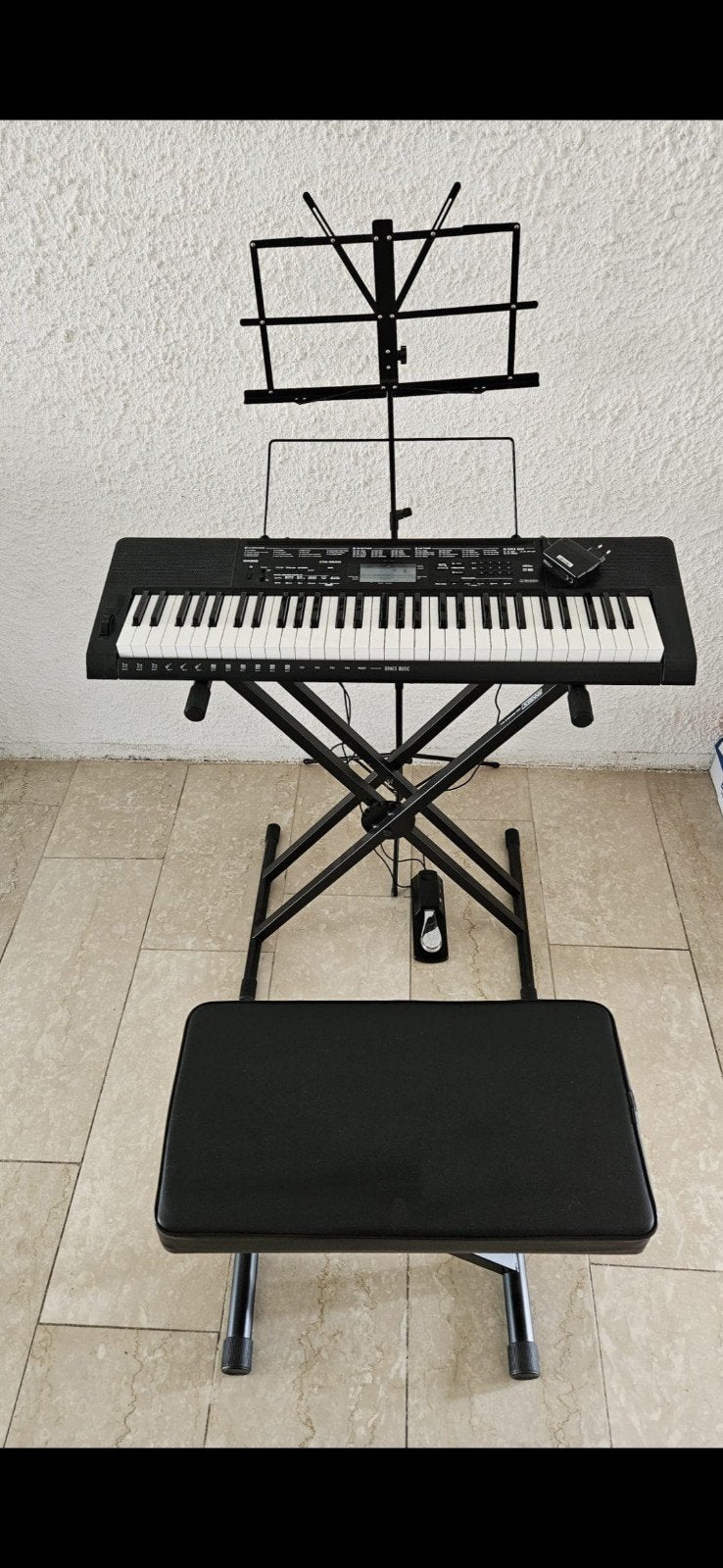 Casio CTK-3500 Keyboard + Accessoires – Complete Set, Ophalen of Verzenden, Zo goed als nieuw, 61 toetsen, Casio
