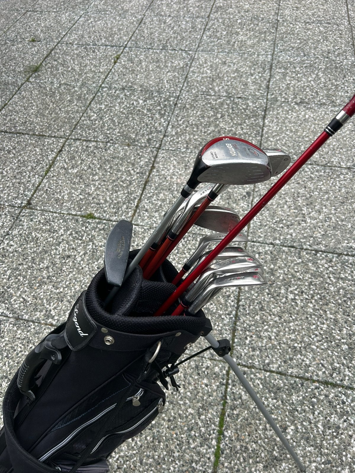 Compleet golfclub set 0.5 verlengd met standtas, Sport en Fitness, Golf, Ophalen, Gebruikt, Set, Overige merken