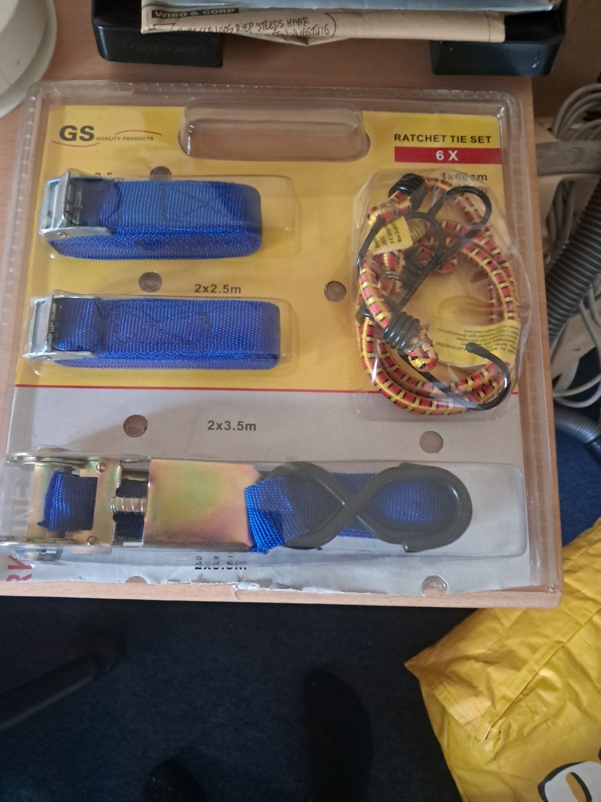 Spanbandenset met ratel en elastische touwen, Ophalen of Verzenden