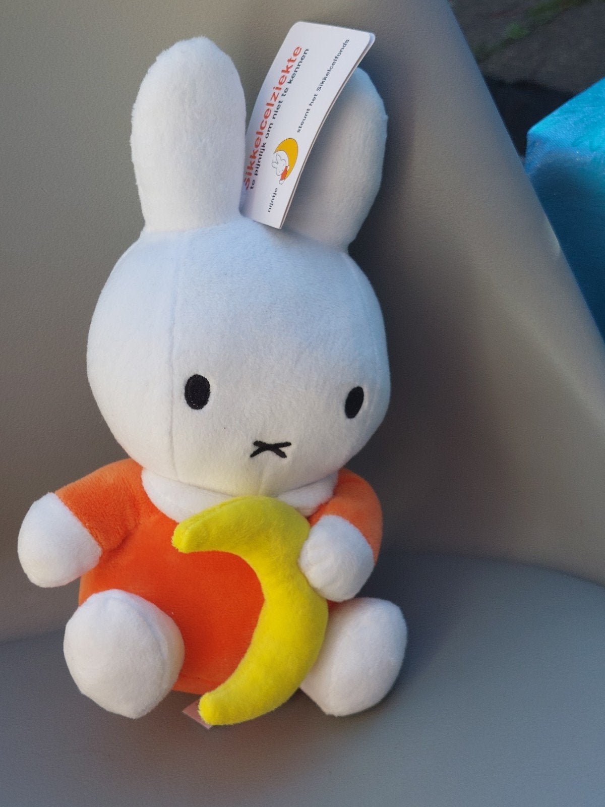 Nijntje knuffel met sikkelcelziekte label, Kinderen en Baby's, Speelgoed | Knuffels en Pluche, Overige merken, Nijntje, Ophalen of Verzenden