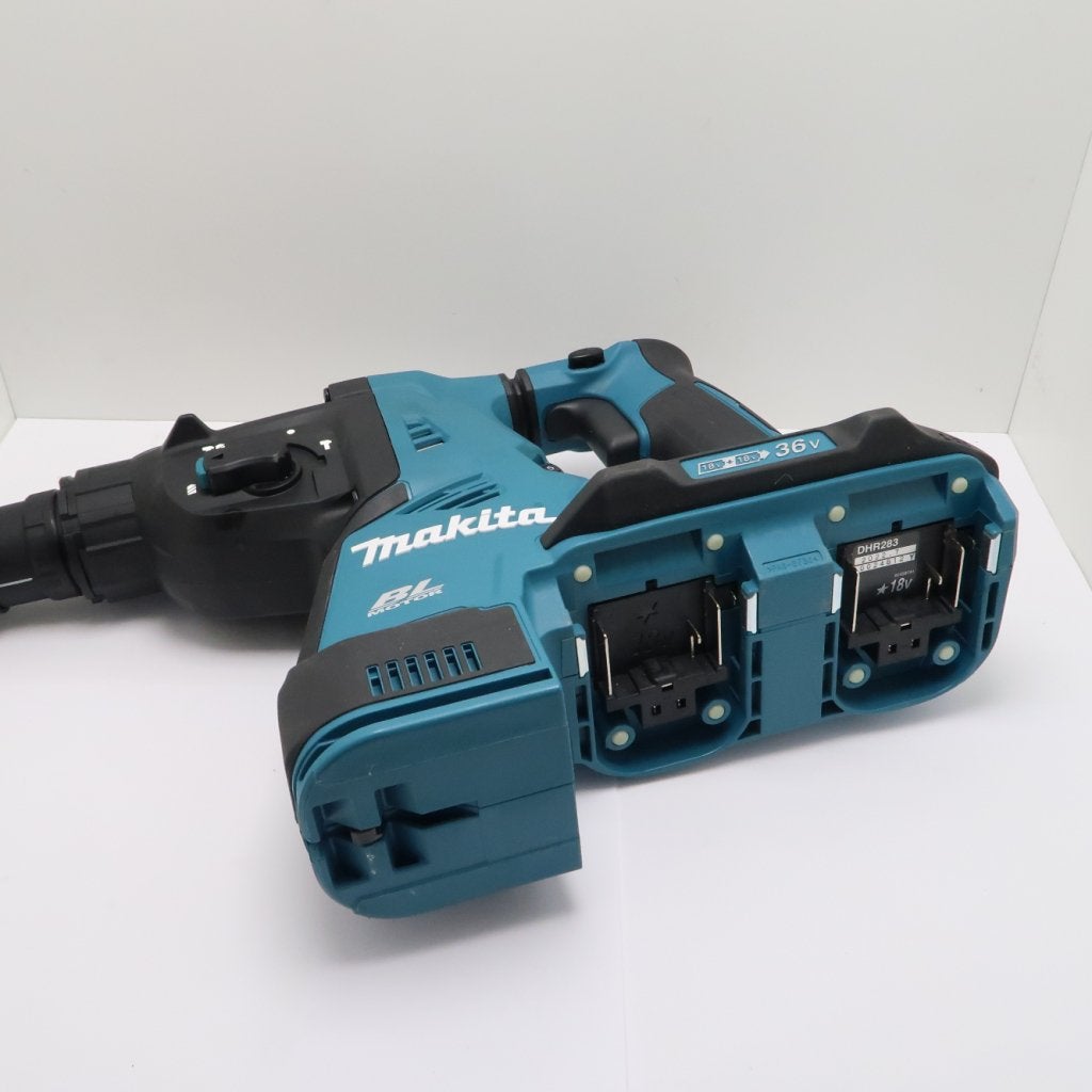 Makita DHR283ZWJU 36V Boorhamer Body met Stofafzuiging, Doe-het-zelf en Verbouw, Gereedschap | Boormachines, Makita, Zo goed als nieuw