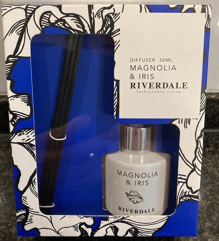 RIVERDALE GEURDIFFUSER 30 ML magnolia & Iris NIEUW, -, Nieuw, Ophalen of Verzenden, Glas