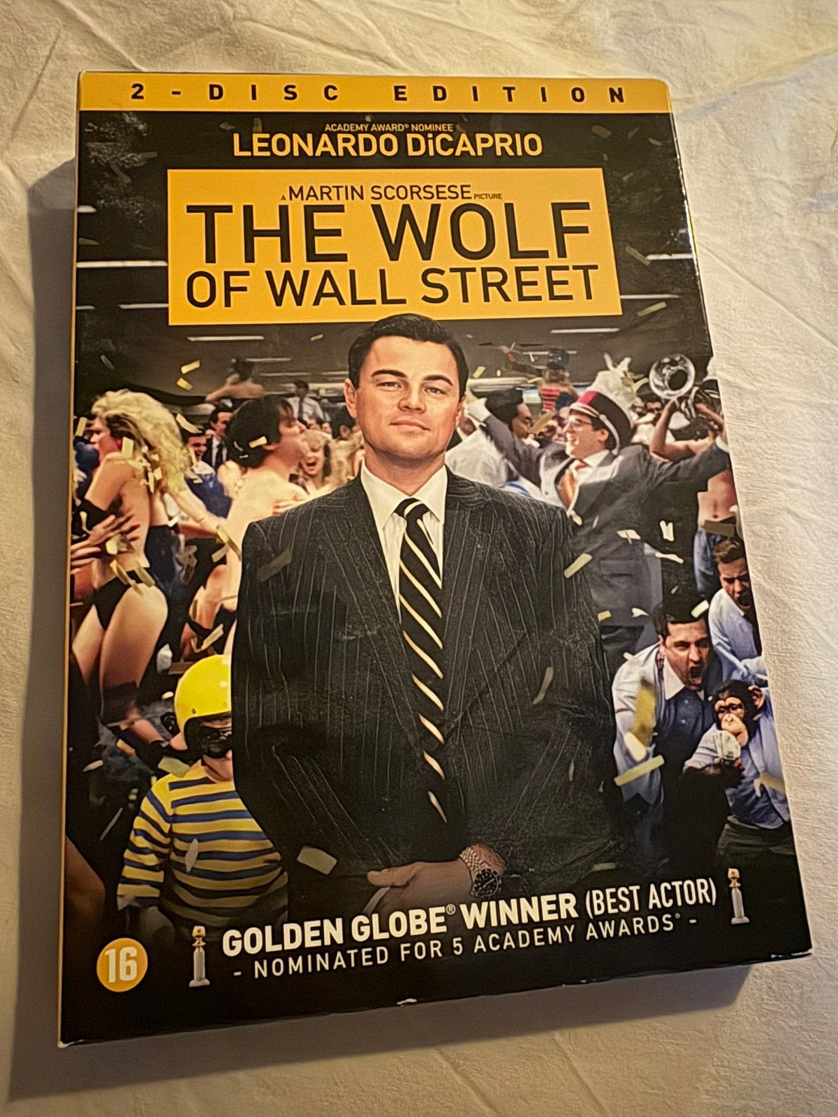 Film: The wolf of Wall Street, Alle leeftijden, Verzenden, Zo goed als nieuw