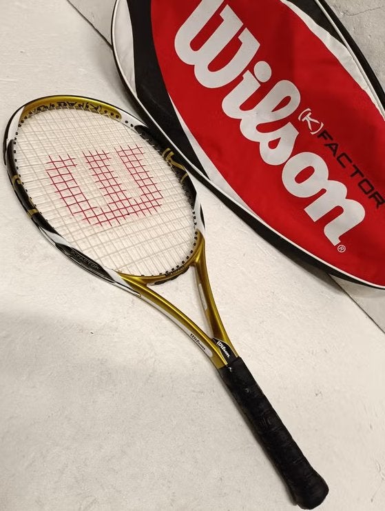 Wilson k factor tennisracket griomaat 2, Gebruikt, Ophalen of Verzenden, Wilson, Racket