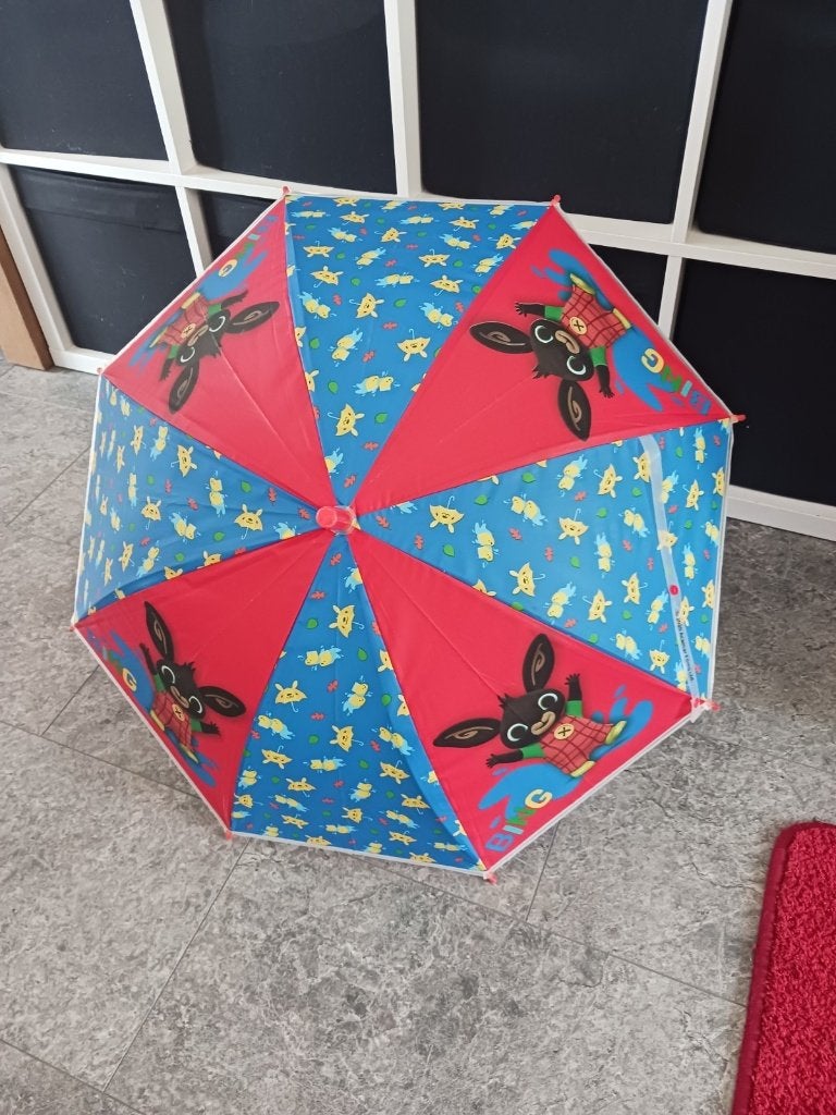 Bing kinder paraplu, Sieraden, Tassen en Uiterlijk, Ophalen of Verzenden, Gebruikt, Blauw