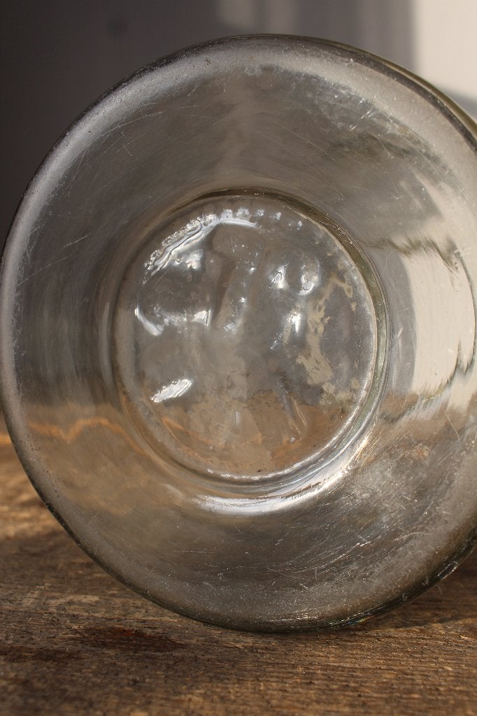 Oude brocante glazen pot / vaas Nr.2 *Pronck & Praal*, Ophalen of Verzenden
