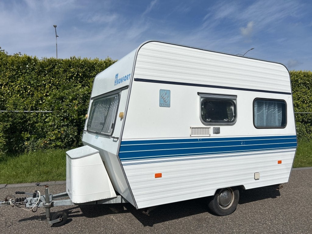 KNAUS 325 KOMFORT OLDTIMER PERFECTE STAAT!, Caravans en Kamperen, Caravans, Overige typen, Standaardzit, Koelkast, Bedrijf