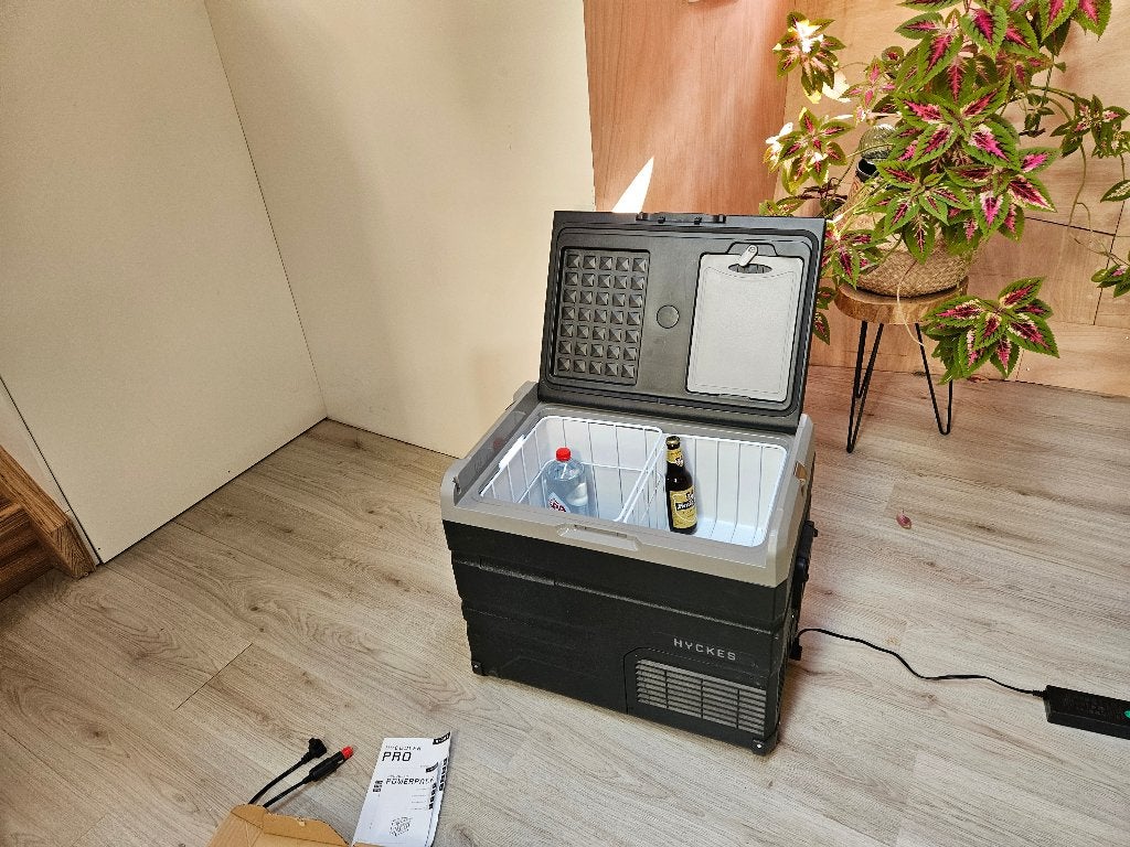 Camping compressor koelbox van Hyckes, Ophalen, Zo goed als nieuw, Koelbox, Compressor