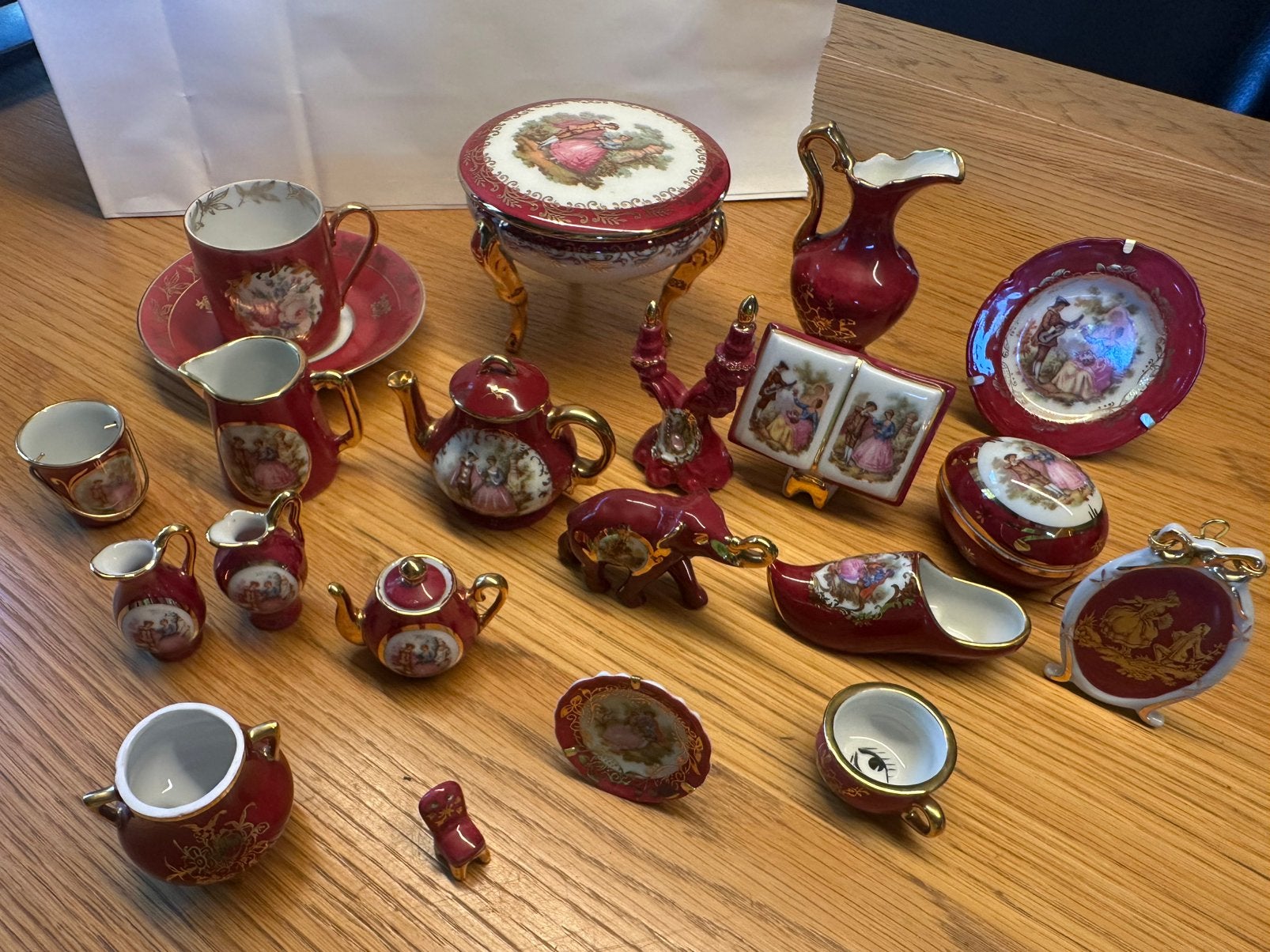 Limoges verzameling porcelein, Ophalen of Verzenden