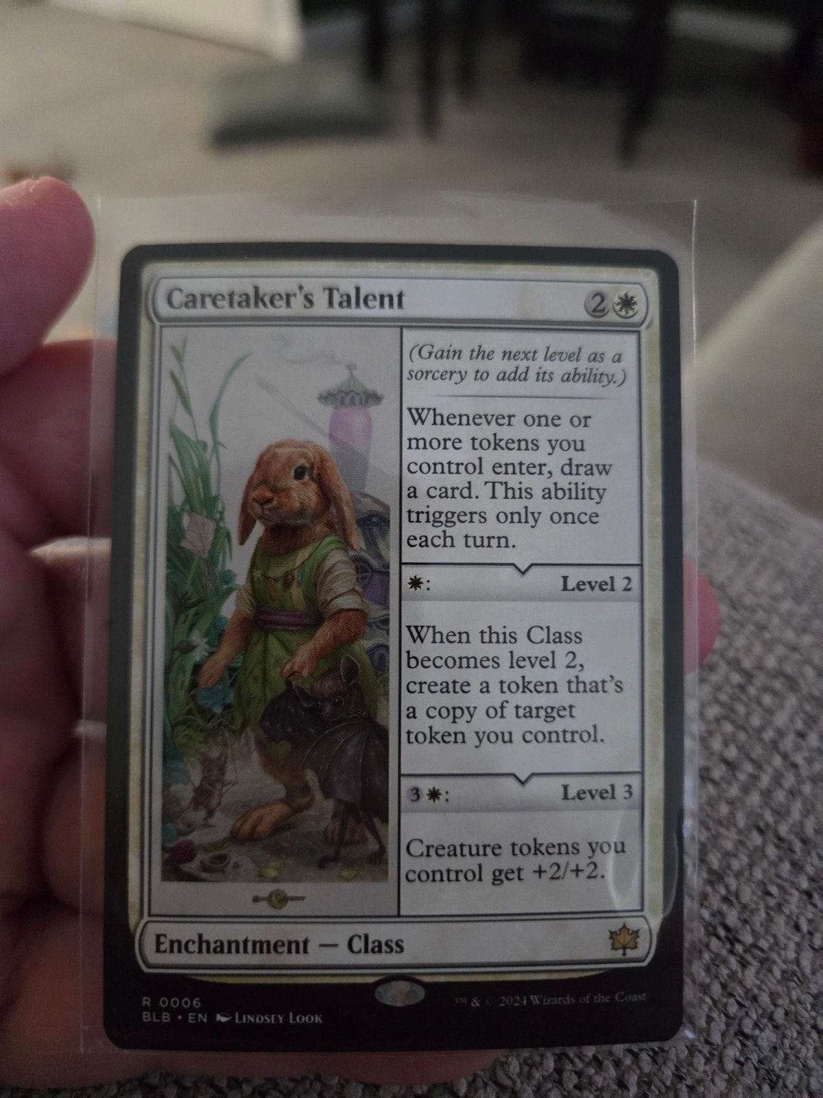 Mtg Caretaker's Talent, Hobby en Vrije tijd, Verzamelkaartspellen | Magic the Gathering, Ophalen of Verzenden, Nieuw, Losse kaart