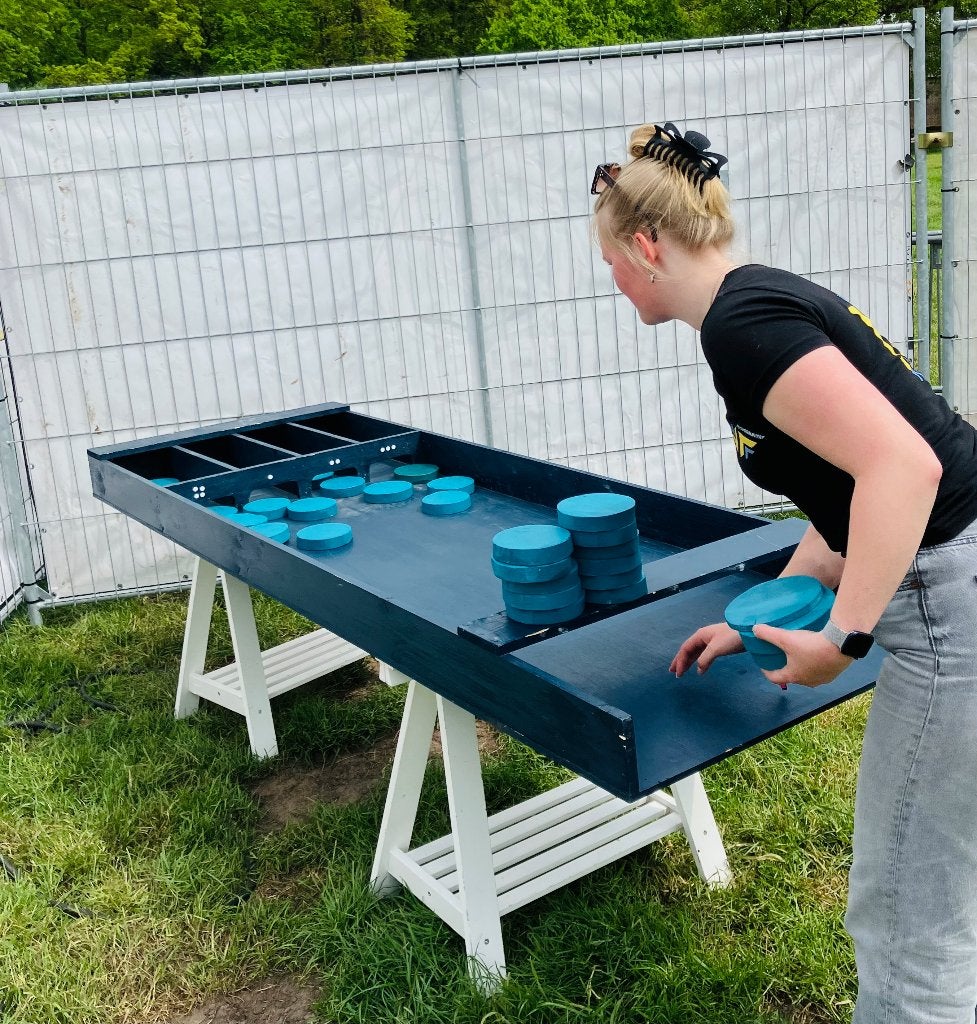 xxl spellen mega sjoelbak (oud hollandse spellen), Ophalen, Zo goed als nieuw, Overige