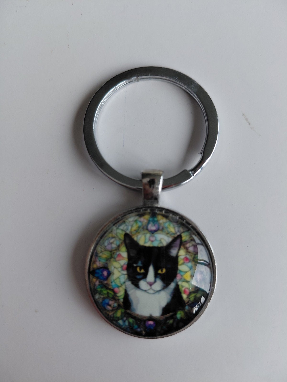 Sleutelhanger met kattenafbeelding, Ophalen of Verzenden, Nieuw, Dier of Natuur