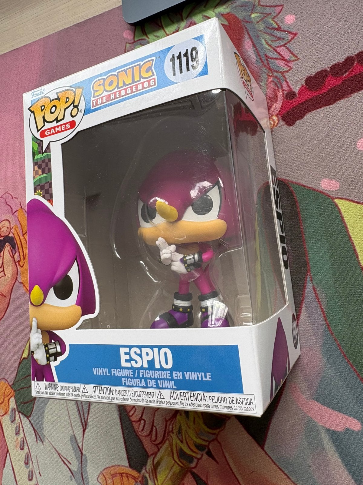 Funko Pop! Games Sonic the Hedgehog #1119 Espio Vinyl, Verzamelen, Poppetjes en Figuurtjes, Funko Europe, Ophalen of Verzenden