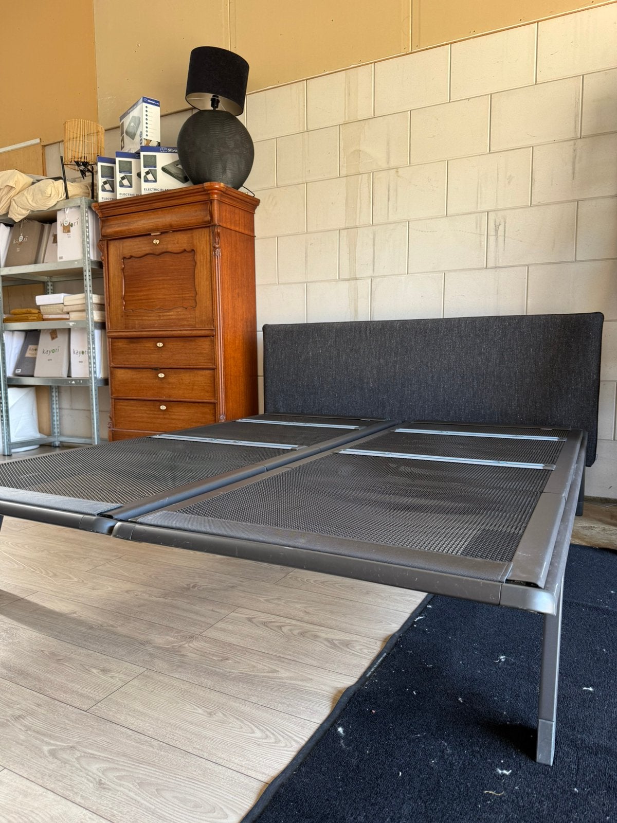 Buitenkansje - Auping Original 180x200/210/220 Verhoogd, Huis en Inrichting, 210 cm, Tweepersoons, Ophalen of Verzenden, Zo goed als nieuw