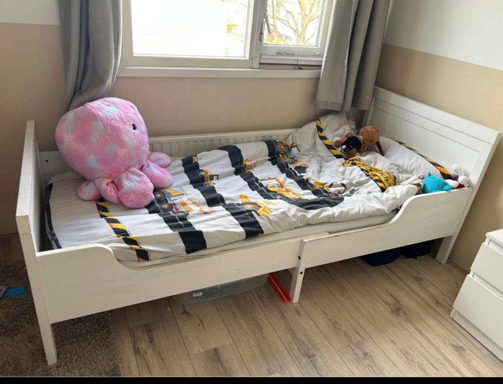 Sundvik ikea meegroeibed met matras, Ophalen, Gebruikt, 70 tot 85 cm, Matras