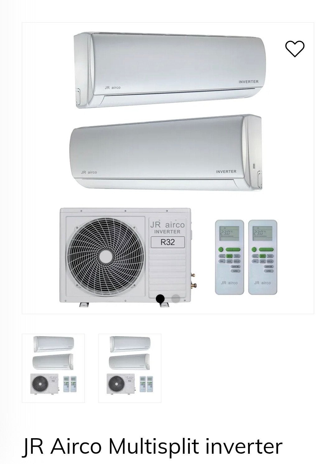 split airco dubbel 2x 3,5 kw, Ophalen, Gebruikt, Koelen en Ontvochtigen, 3 snelheden of meer