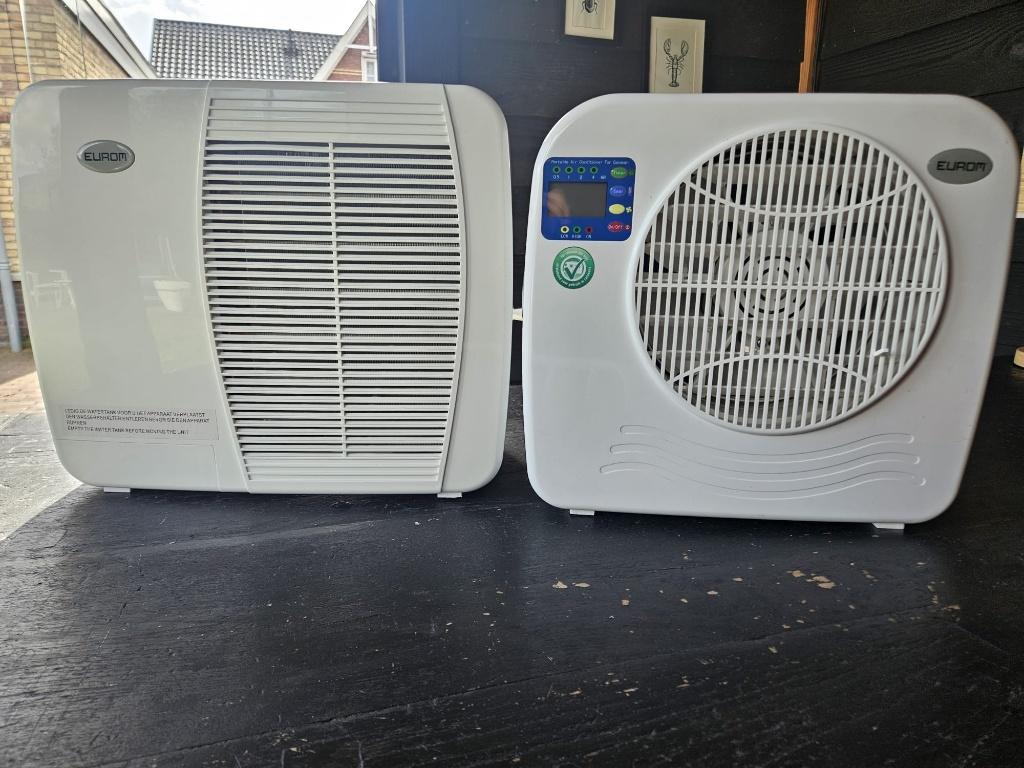 Airco Caravan (merk Eurom), Caravans en Kamperen, Caravan accessoires, Ophalen, Zo goed als nieuw