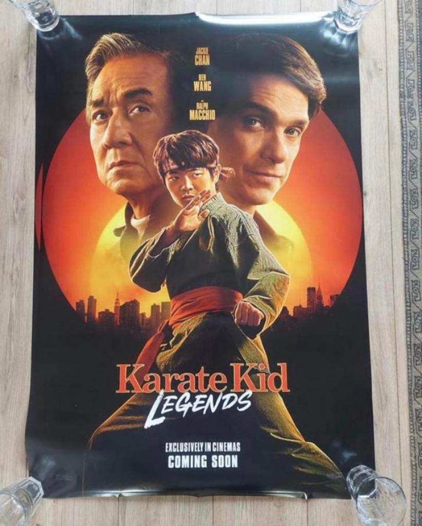 Filmposter Karate Kid Legends Jackie Chan, Verzamelen, Ophalen of Verzenden, Gebruikt, A1 t/m A3, Film en Tv